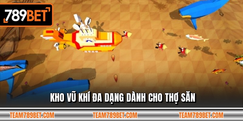 Kho vũ khí đa dạng dành cho thợ săn